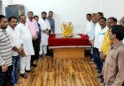 भाजपा नेताओं ने डॉ. श्यामाप्रसाद मुखर्जी के चित्र पर माल्यार्पण कर बलिदान दिवस मनाया