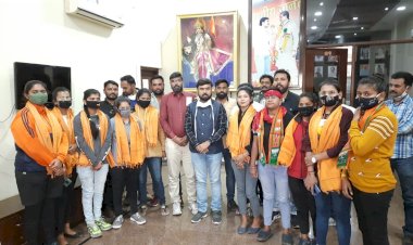 छिंदवाड़ा में बड़ी संख्या में महिला खिलाड़ियों ने ली भाजपा की सदस्यता