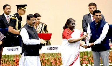 मध्यप्रदेश के दो शिक्षक राष्ट्रीय शिक्षक पुरस्कार से हुए सम्मानित