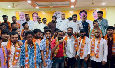 युवाओं को भाजपा के विकास पर है भरोसा इसलिए थाम रहे है भाजपा का दामन - विवेक बंटी साहू