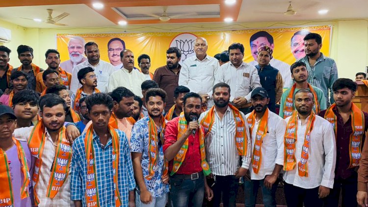 युवाओं को भाजपा के विकास पर है भरोसा इसलिए थाम रहे है भाजपा का दामन - विवेक बंटी साहू